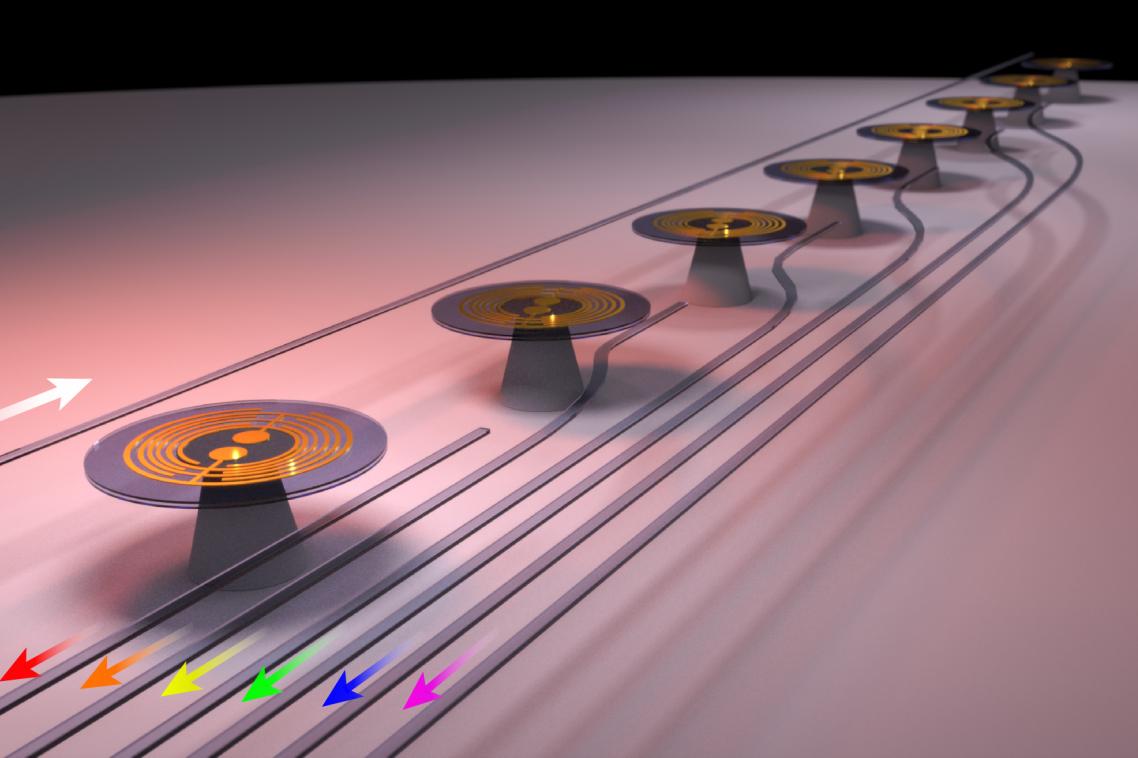 mechanical sensors on a silicon chip