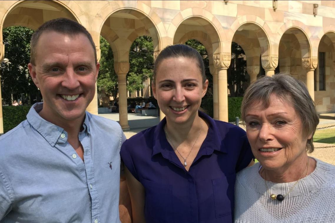 UQ's Optical Physics in Neuroscience team - Associate Professor Ethan Scott, Dr Itia Favre-Bulle and Professor Halina Rubinsztein-Dunlop