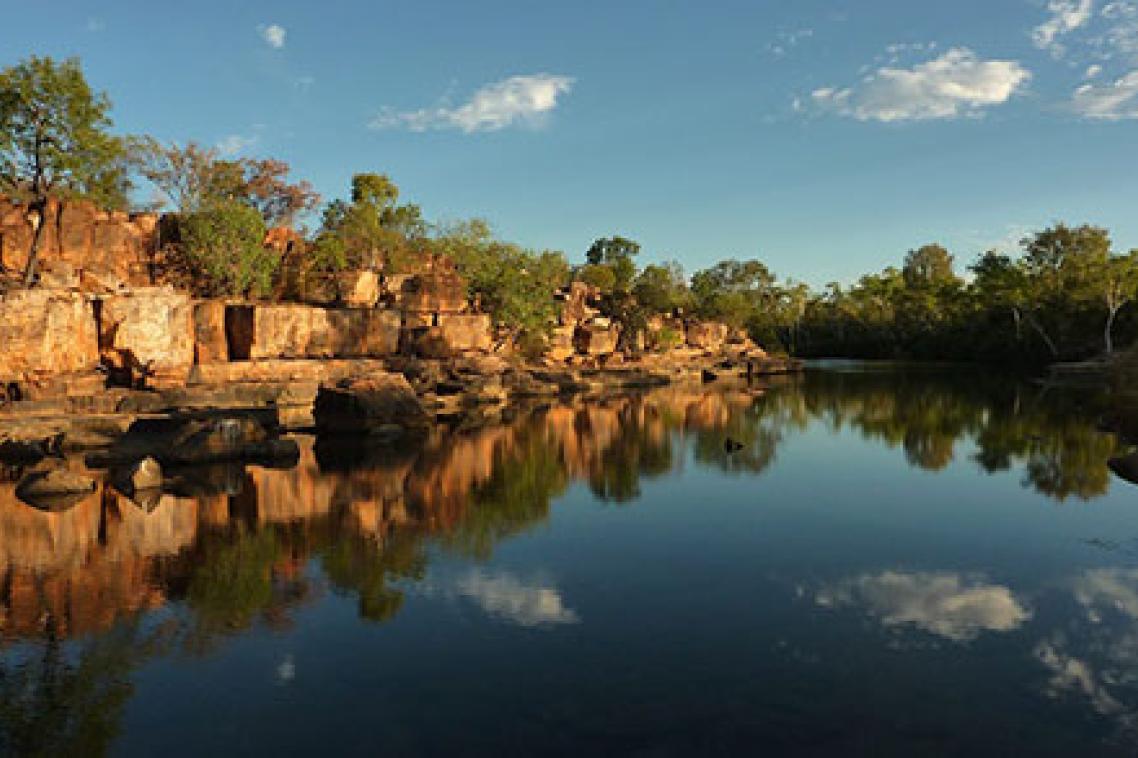 A Kimberley gorge where rock art is frequently found