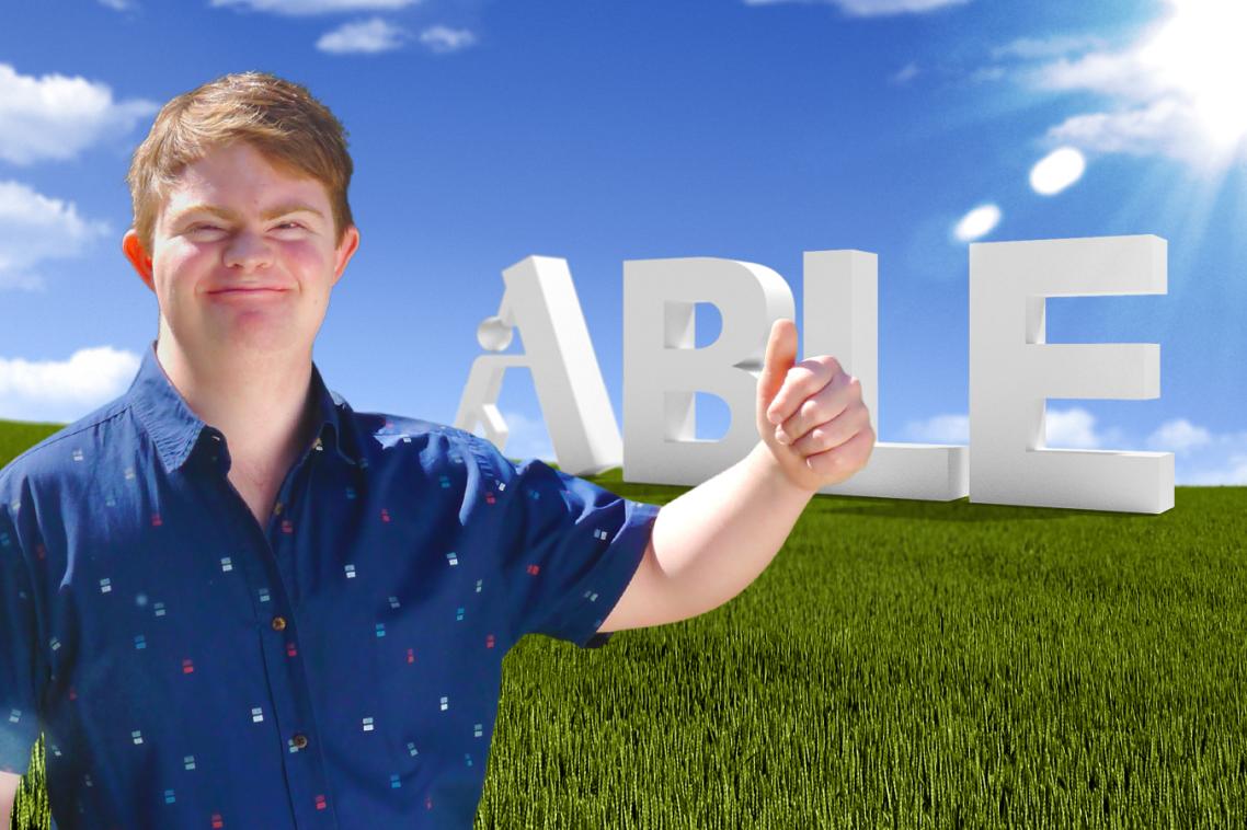 Sean Fisher, 21, is the face of the ABLE XSeries.