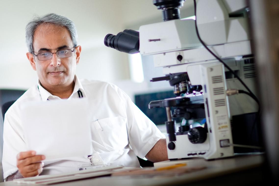 Professor Sunil Lakhani ... seeking to offer improved quality of life and more targeted treatments to beat the most common female cancer