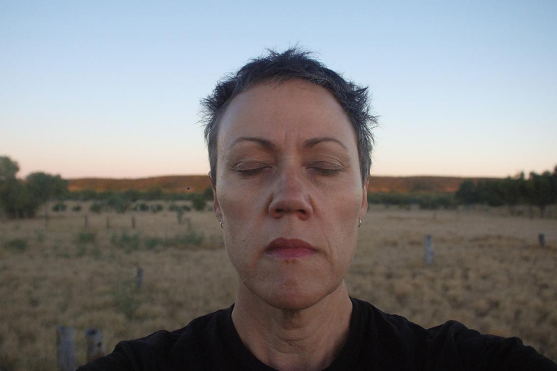 Brenda L. Croft  Self–portrait on country (Wave Hill), 24 June 2014