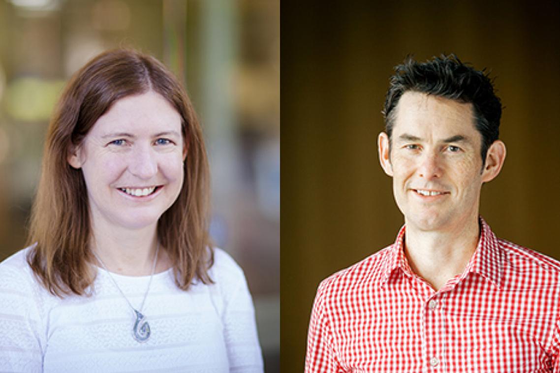 Professor Debra Bernhardt and Professor Paul Hodges