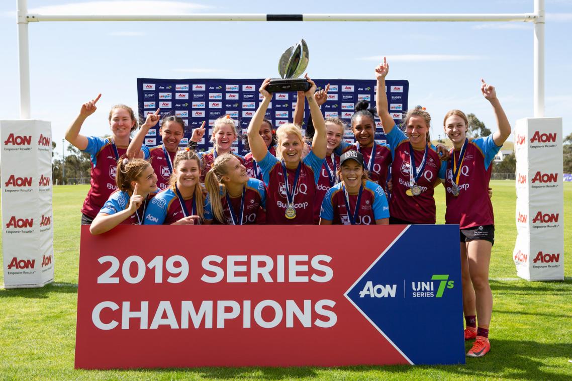 Team UQ. Image credit: Rugby Australia and Karen Watson