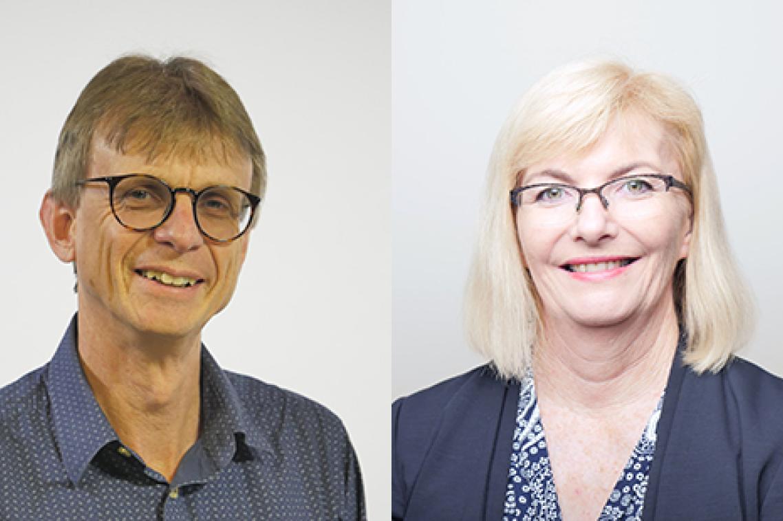 Associate Professor Timothy McIntyre and Associate Professor April Wright