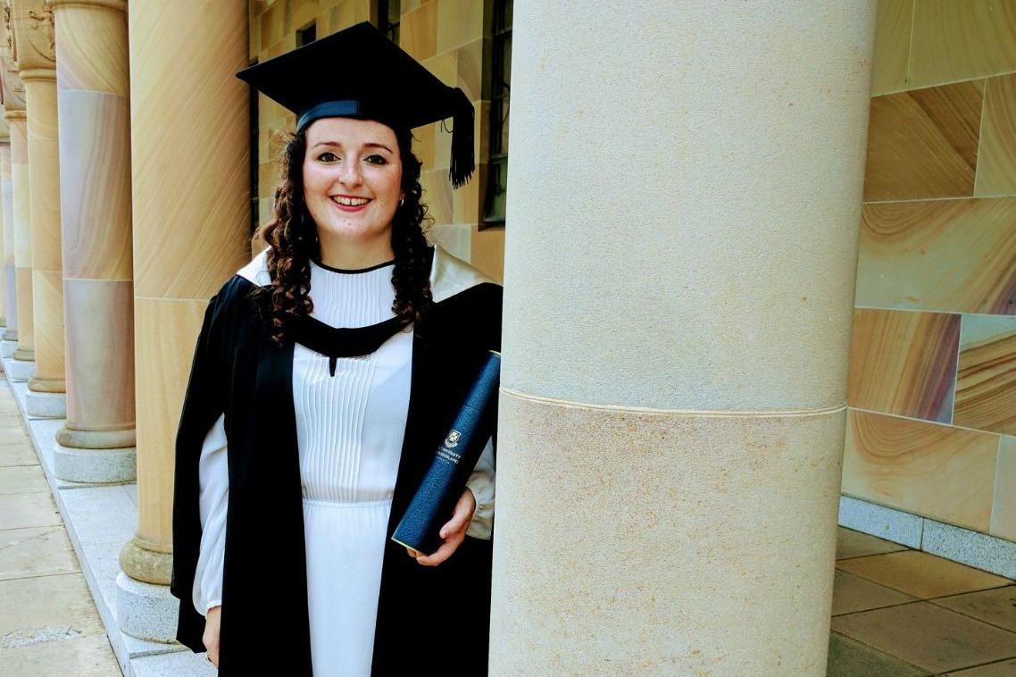 Emma Dorrel believes the social entrepreneurship program she undertook in Ecuador will assist her in gaining graduate employment.
