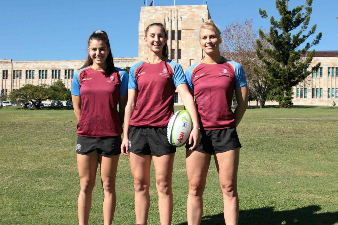 From left: Marioulla Belessis, Mackenzie Sadler and Jannicke lJdens