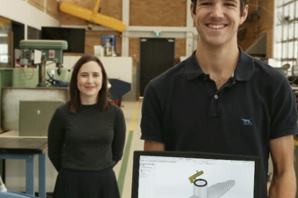 L-R - Giordano Masnata, Isabelle Fleming, Mitchell Davis and Mitchell Heard. Picture by Mark Calleja