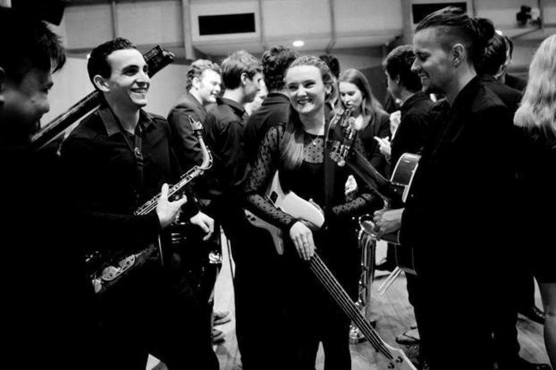 UQ Big Band members after a recent performance