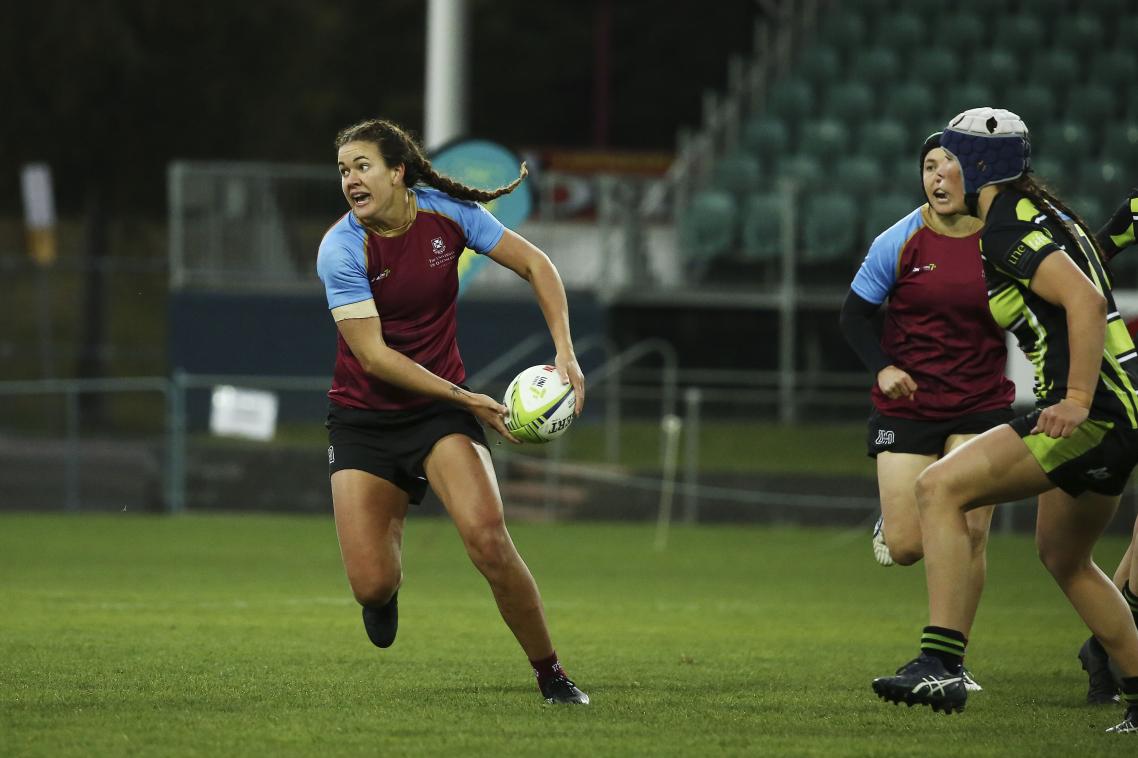 UQ’s Brianne Rossato in action (Credit: ARU Media/Karen Watson)