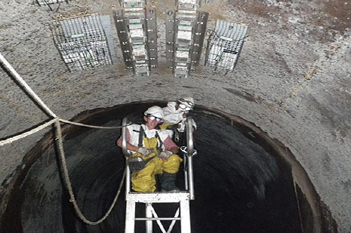 Researchers installing/retrieving coupons in a Gold Coast sewer