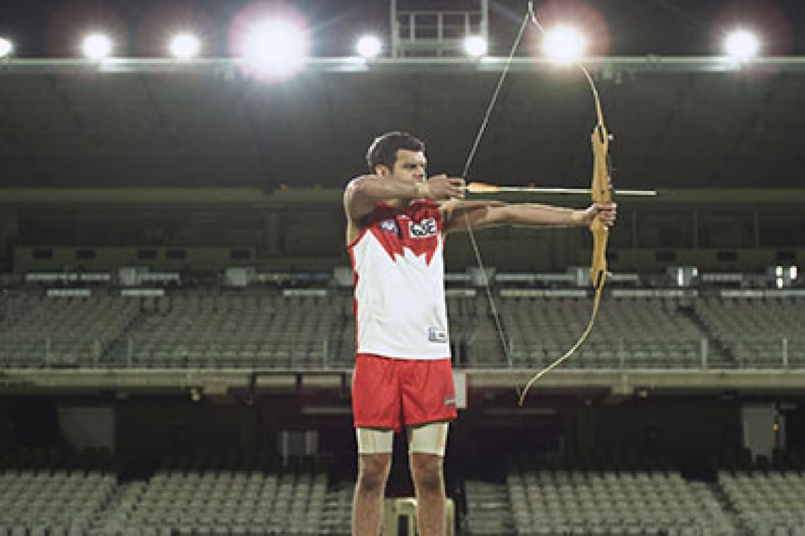 Shaun Gladwell The archer (after Chuang Tzu) 2014