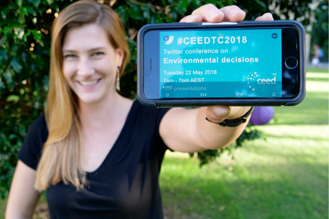 UQ PhD candidate Stephanie Avery-Gomm will be  presenting at the CEED Twitter Conference. 