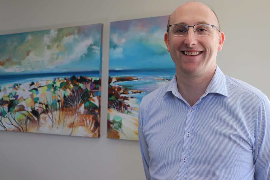 PhD student Laurence Britton
