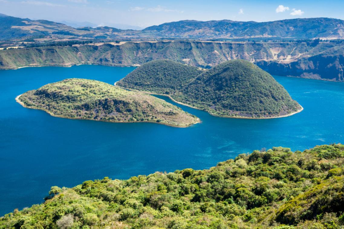 Cuicocha crater lake, Reserve Cotacachi-Cayapas, Ecuador (iStock)