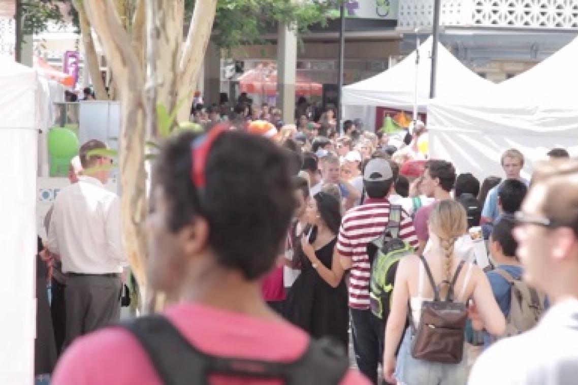 Market days are the big events of the O-Week calendar