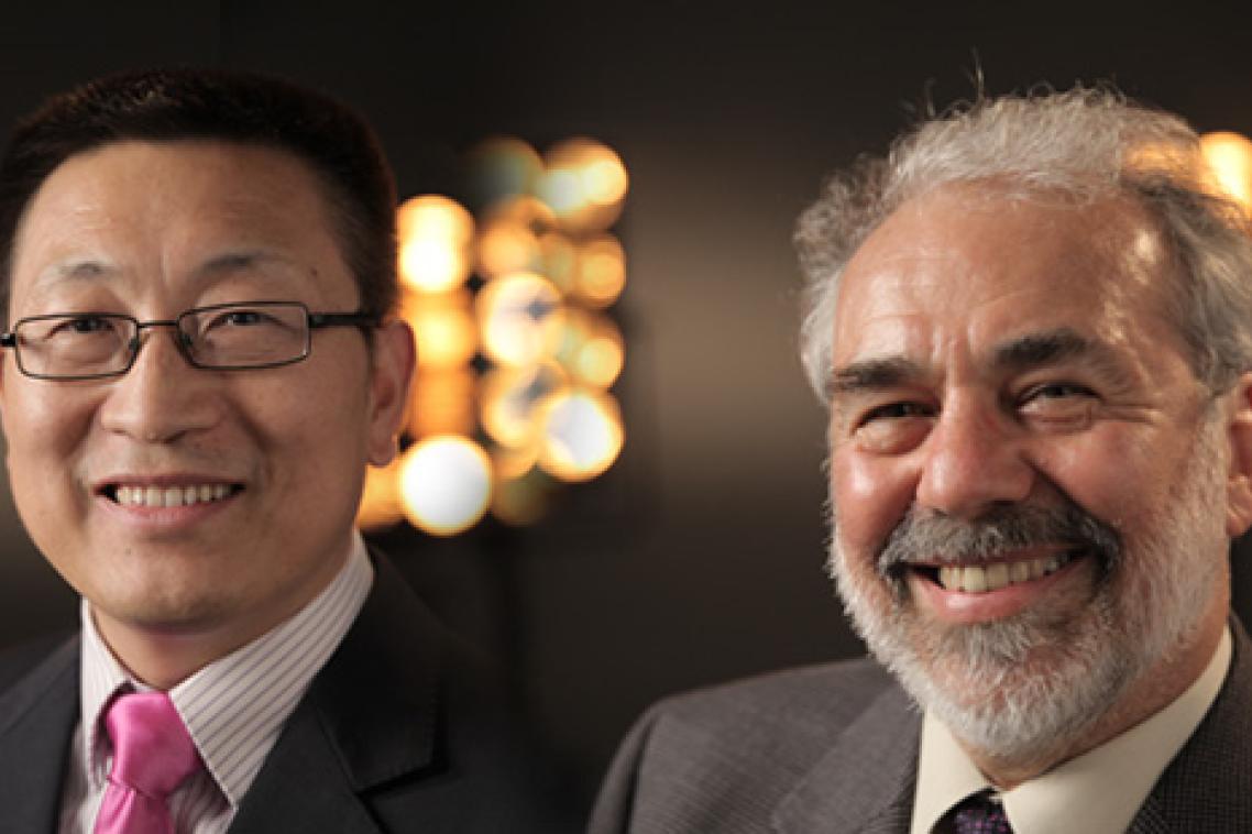 Caption: Professor Zhiguo Yuan and Dr Leigh Ward have received Australian Academy of Technological Sciences and Engineering Clunies Ross Awards.