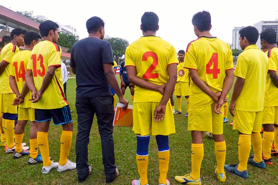 Team from the Rohingya Football Club