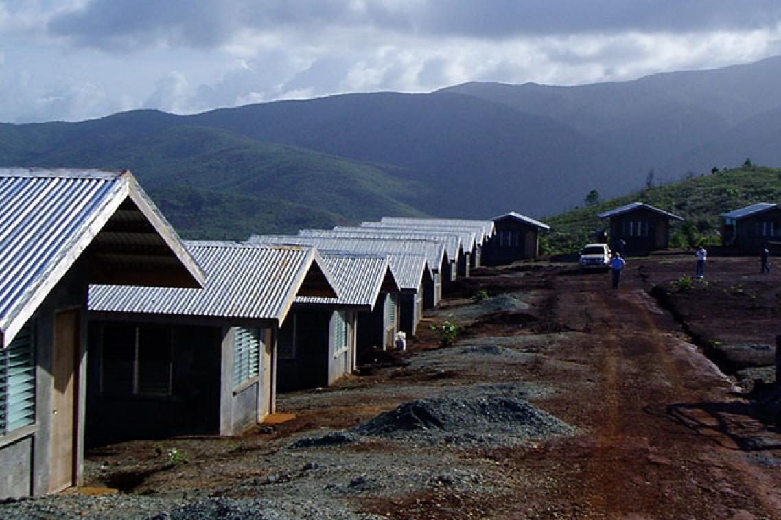 A mining site