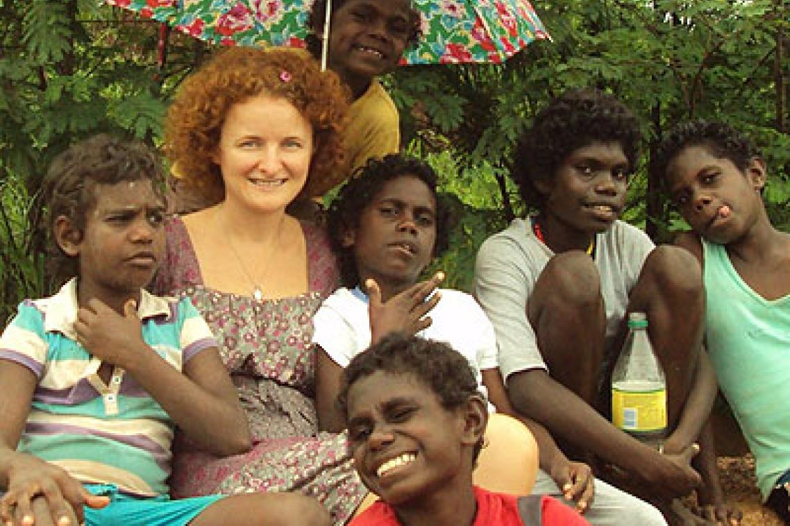 Zuzana Petovska on fieldwork in the Tiwi Islands