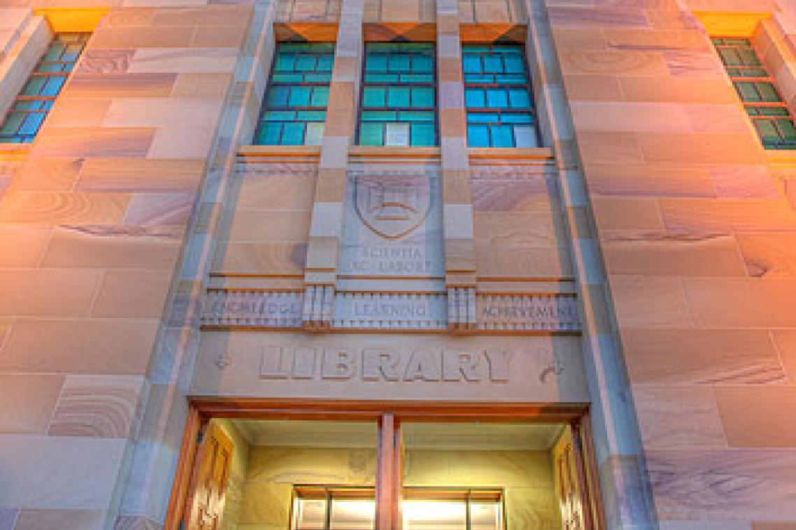 The Duhig Building, where the Fryer Library is located