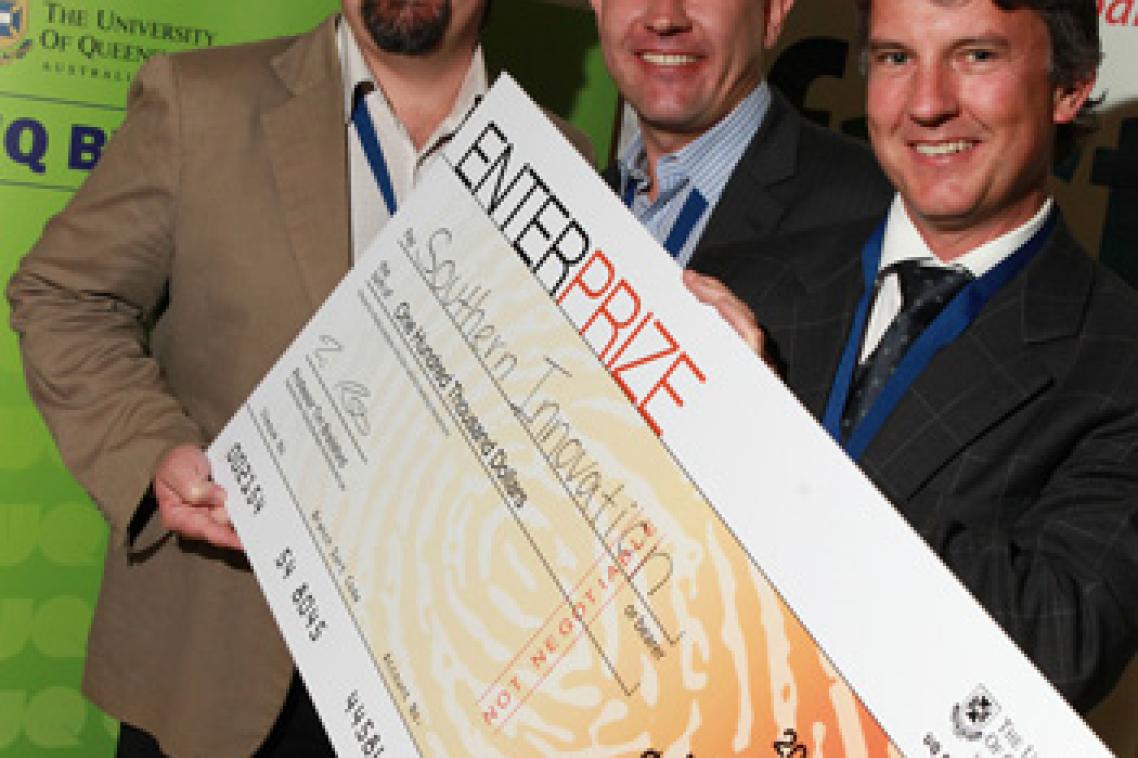 Southern Innovation collects the cheque