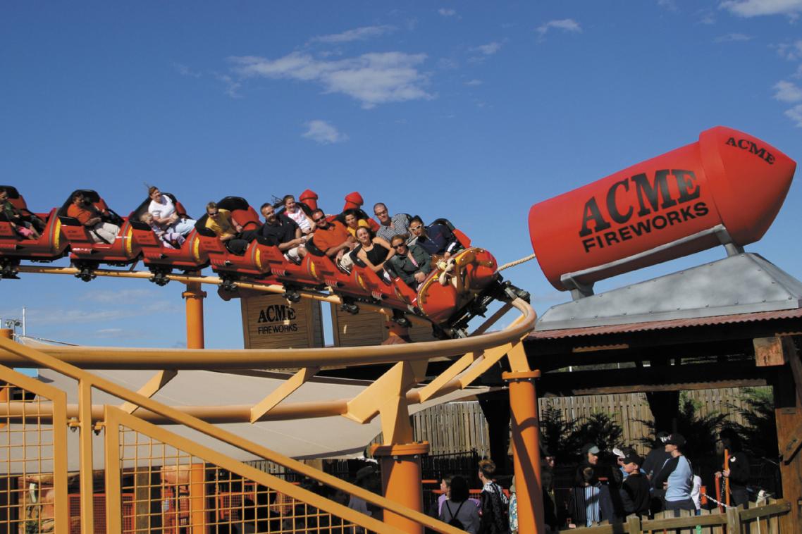 Road Runner rollercoaster, Warner Bros. Movie World